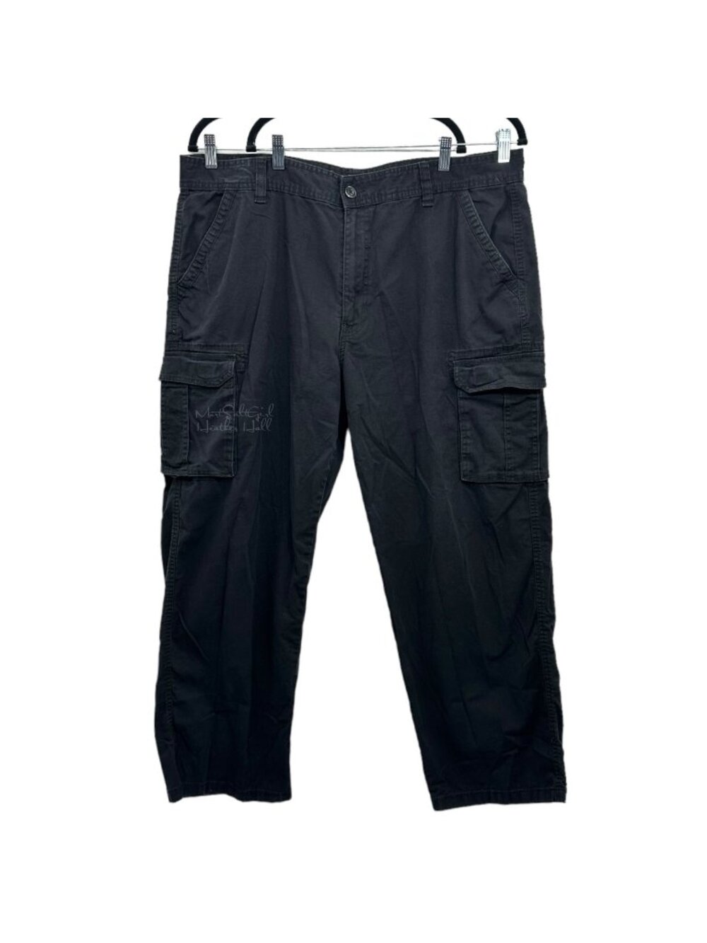 Smith's Workwear Black Stretch Cargo Pants Size 42 X 30